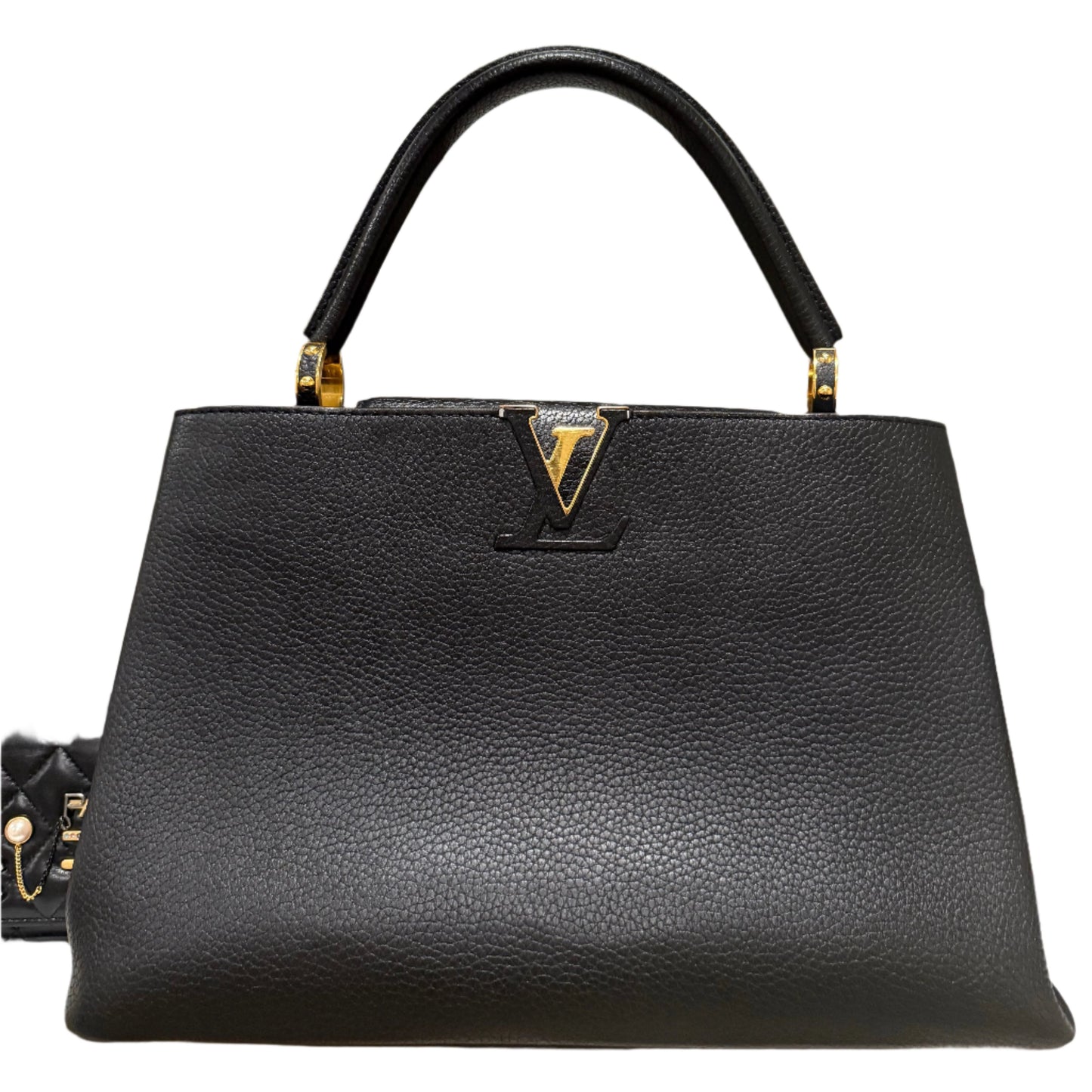 Louis Vuitton Black Capucines Handbag