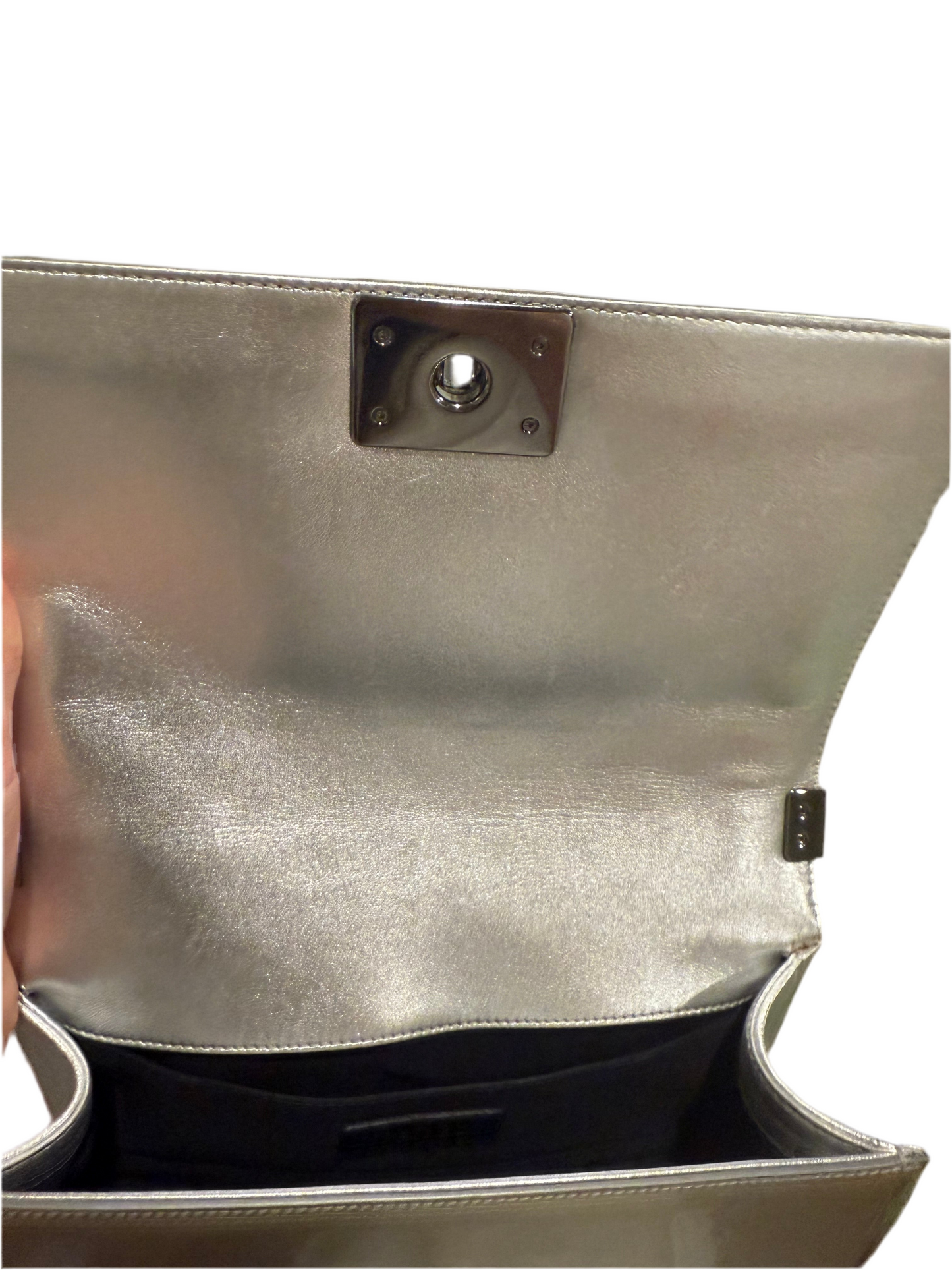 Channel Boy Bag Sliver