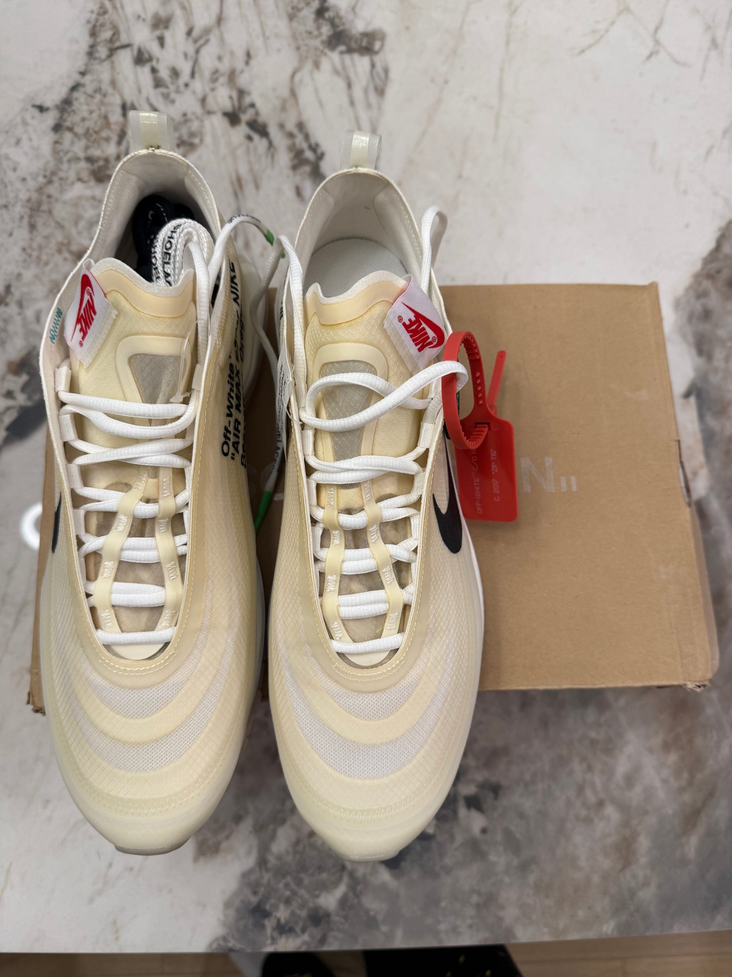 Brand new Nike Air Max 97 Off white size 12