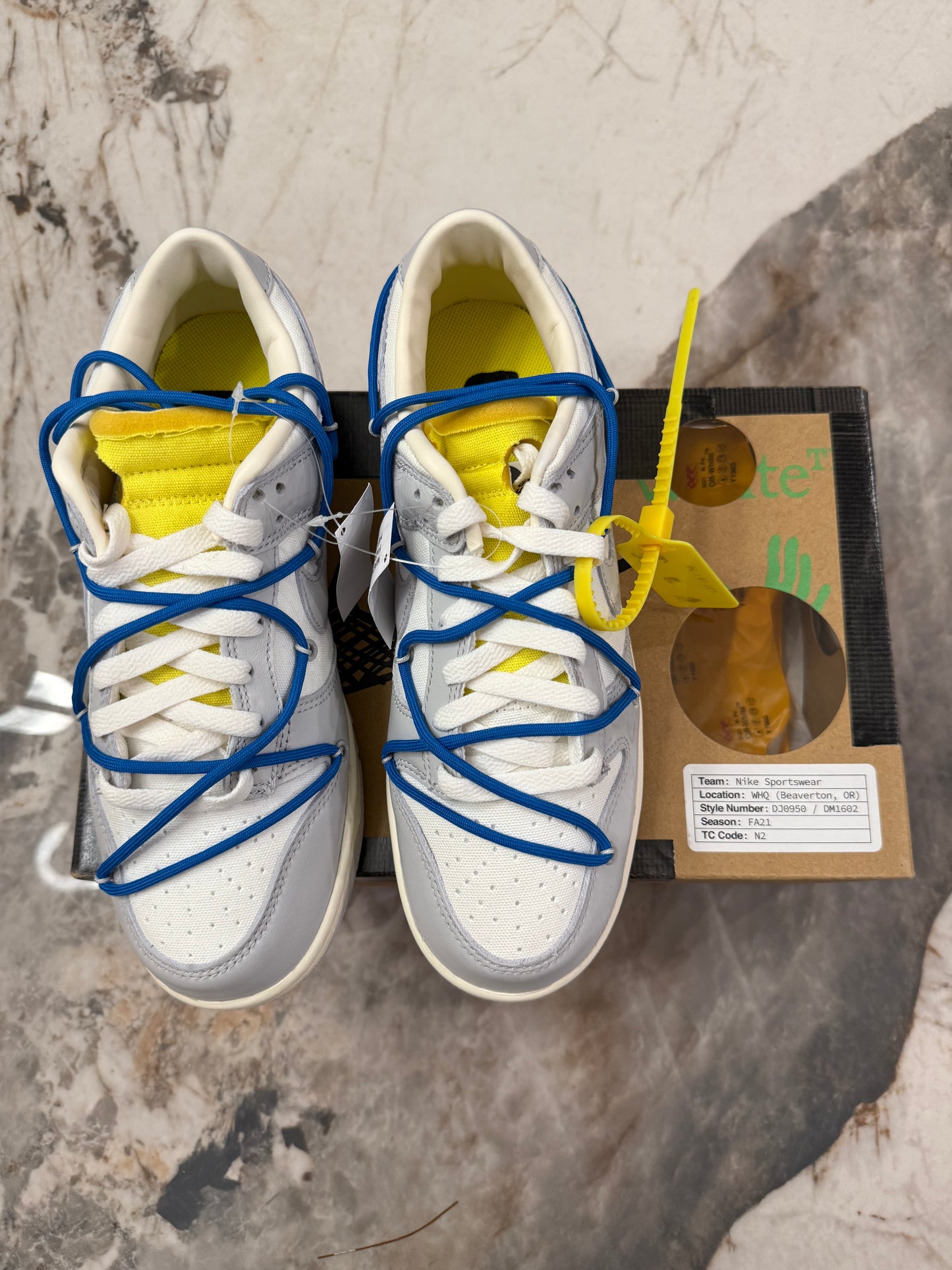 Brand new Off White x Dunk low ‘Lot 10 of 50’ size 8M/9.5W